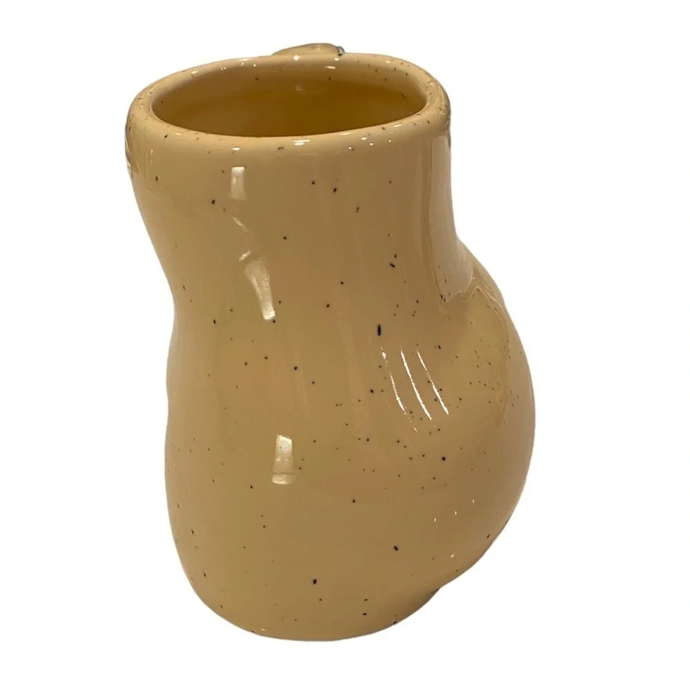 UO Home Novelty Funny Butt Shaped Ceramic Coffee Water Cup  Tea Cup 10 oz.